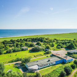 Maasholm Ostsee Jugendherberge Aussengelaende Luftaufnahme LBC 2