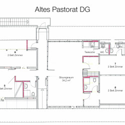 Grundriss Altes Pastorat DG