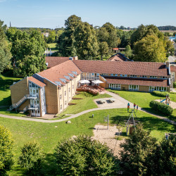 Kappeln Jugendherberge Aussengelaende Luftaufnahme LBC 1